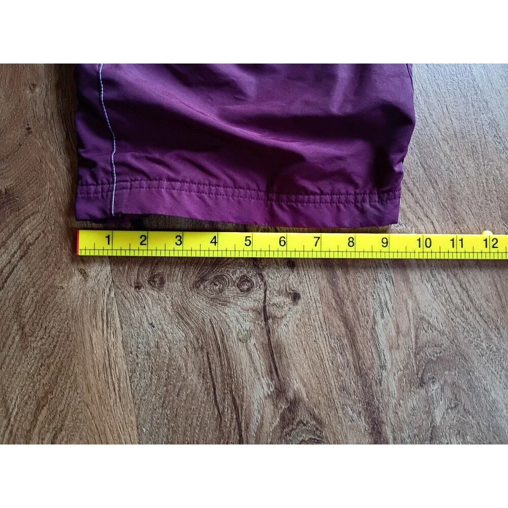Under Armour Track Pants Men's Large Maroon Zip Hem Mesh Liner